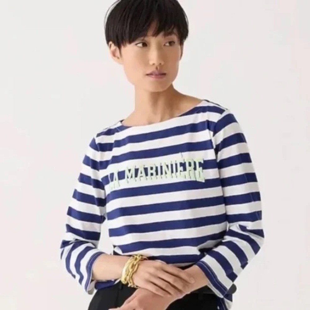 J.CREW Classic-fit La Mariniere Graphic T-shirt NWT